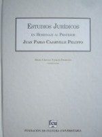 ESTUDIOS JURÍDICOS EN HOMENAJE AL PROFESOR JUAN PABLO CAJARVILLE&nbsp;PELUFFO